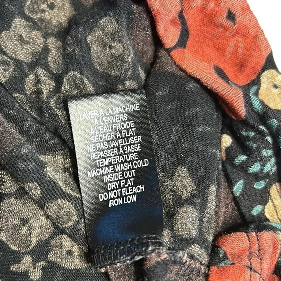 - Twik by Simon ,top,women Large,multicolor,floral,tiered,ruffle,feminine,summer - Picture 11 of 11